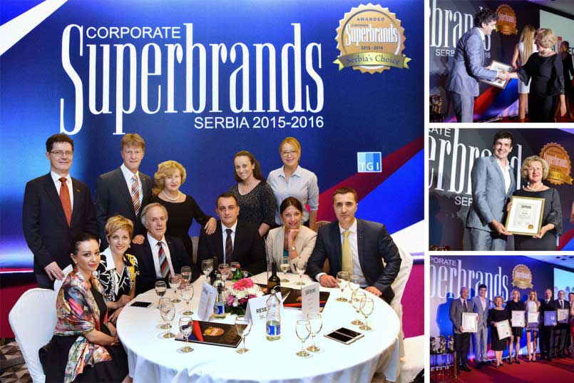 Bel Medic na Superbrands Serbia 2015 - 2016