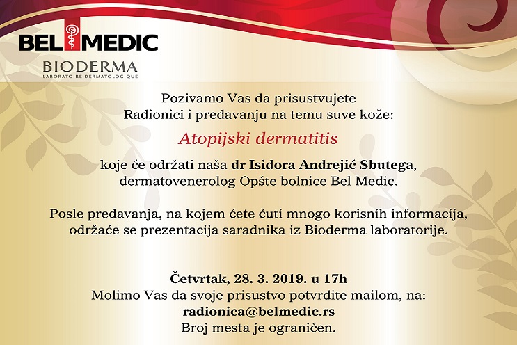 Poziv na Dermatološku radionicu u Bel Medicu