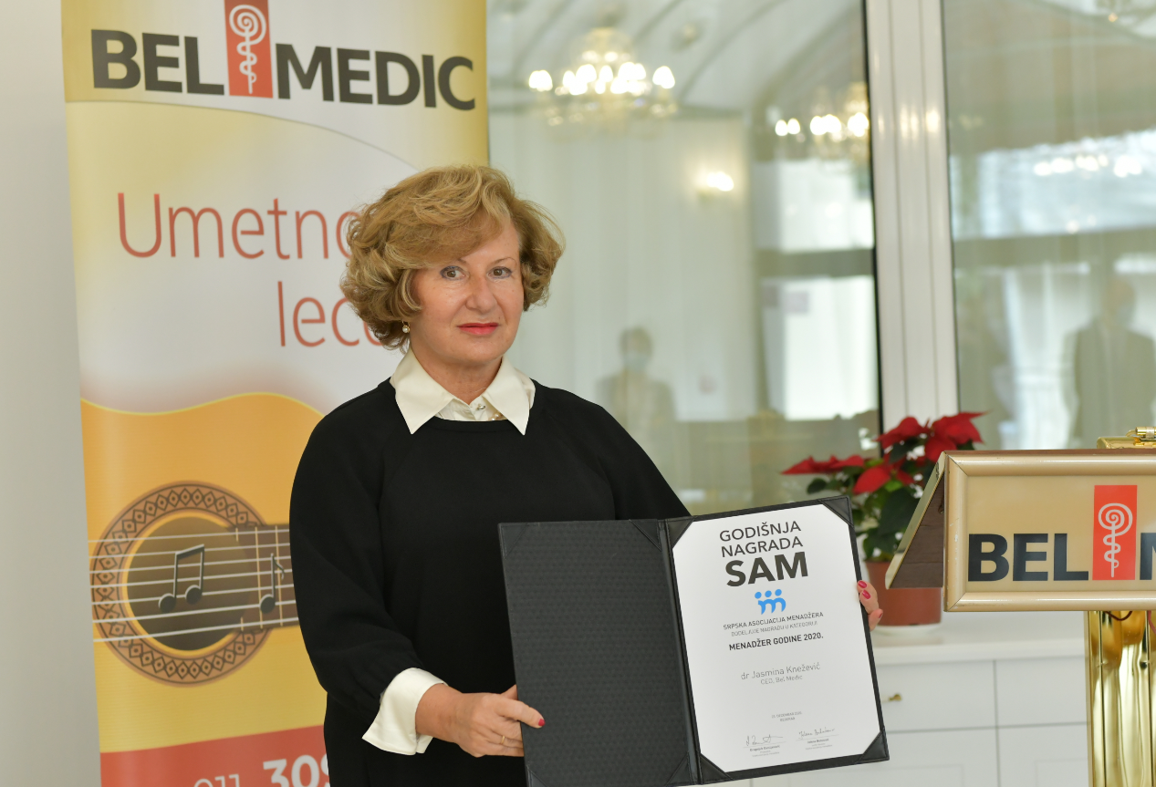 Menadžer godine 2020: Dr Jasmina Knežević, CEO Bel Medic